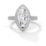 Elira Marquise Halo Ring