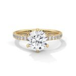 Celeste Crown Solitaire Ring