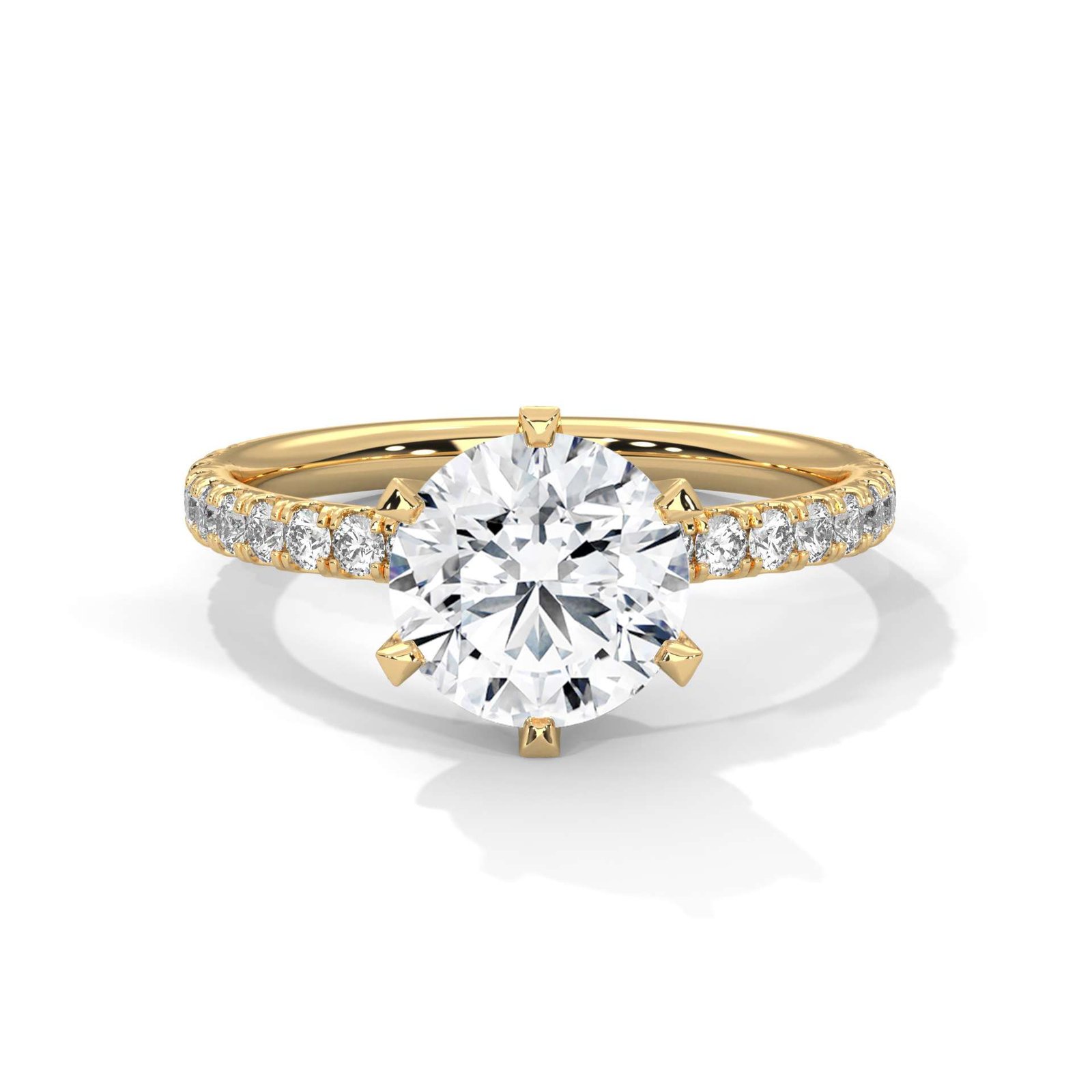 Celeste Crown Solitaire Ring Celeste Crown Solitaire Ring