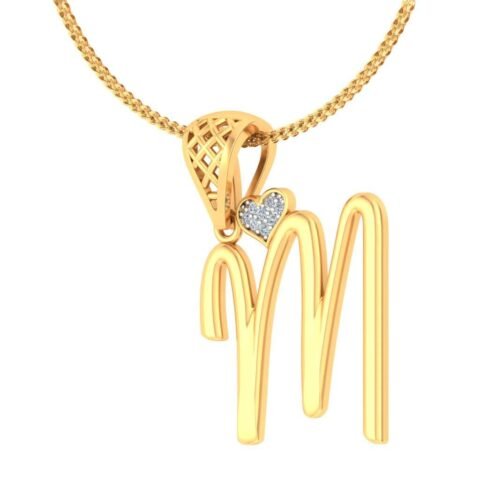 M for Magical – Diamond Initial Pendant