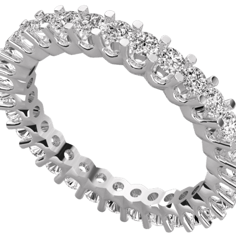 Celeste Round Diamond Eternity Band