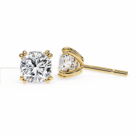 Classic Cushion Diamond Earrings